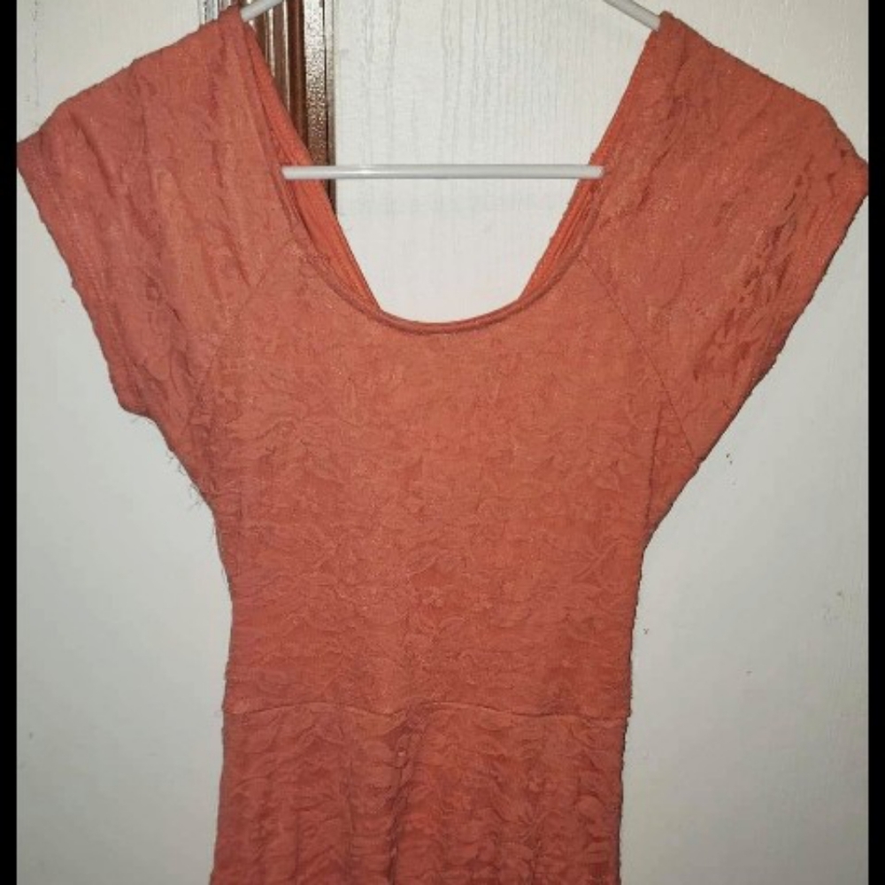 Coral colored Dress